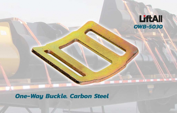 หัวล็อคสาย วัน-เวย์ บัคเคิ้ล 50 มิล รุ่น OWB5030 One-Way Buckle, Carbon Steel
