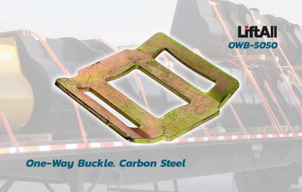 หัวล็อคสาย วัน-เวย์ บัคเคิ้ล 50 มิล รุ่น OWB5050 One-Way Buckle, Carbon Steel