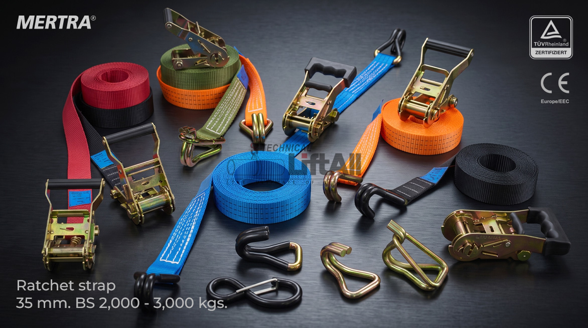 สายรัดโพลีเอสเตอร์ 3 ตัน Ratchet Strap 3 ตัน
