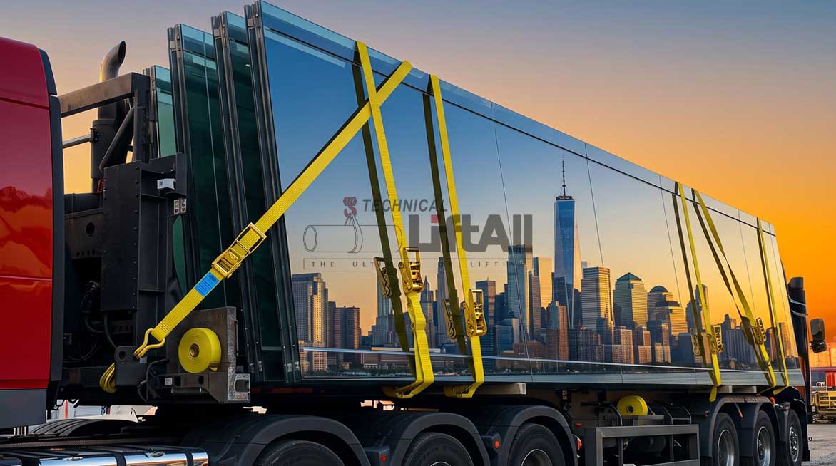 สายรัดโพลีฯ 5 ตัน พร้อมตะขอเหล็ก Polyester Lashing System