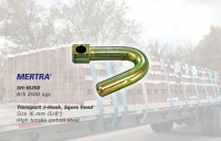 ตะขอเหล็กตัวเจ รุ่น SH 1625R Transport J-Hook, Sqare head