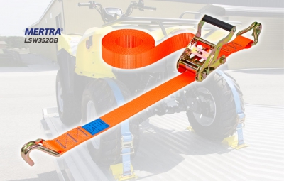 สายเบลท์รัดของ 2 ตัน LSW3520B ก้านคันโยกแบบพลาสติกสีดำ