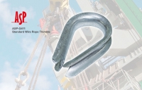 ปลอกลวดสลิงแบบมาตรฐาน รุ่น ASP-G411 Standard Wire Rope Thimble